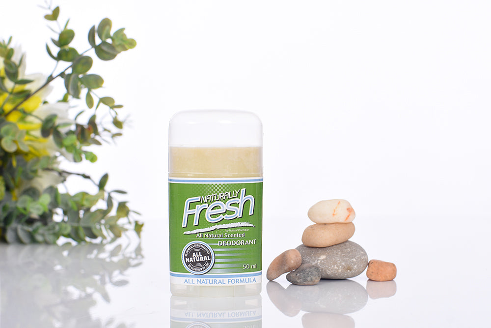 Naturally, Fresh Deodorant is made from all-natural ingredients with none of the harmful chemicals found in many deodorants today.
